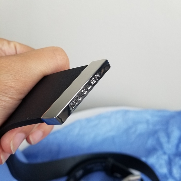 Mugler x H&M Rare Giant M Buckle Leather Belt Size 39-40 NWT - Picture 9 of 13